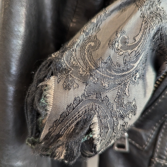 Daniel woman's Italian leather bomber jacket - Picture 7 of 8